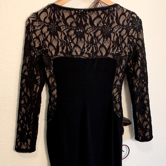 Ralph Lauren black lace and sequin dress - Picture 5 of 7